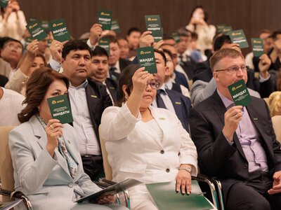  Кандидатов на выборы в Курултай представили на внеочередном Съезде партии Ауыл 