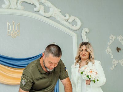 Війна звела їх разом: у бригаді «Хортиця» народилася нова сім’я