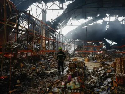 Показали последствия ночной атаки на Киев