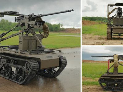 Новый наземный робот для ВСУ: Минобороны кодифицировало Tanchik Droid 12.7