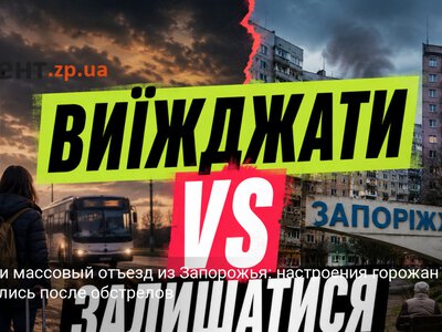 Будет ли массовый отъезд из Запорожья: настроения горожан изменились после обстрелов