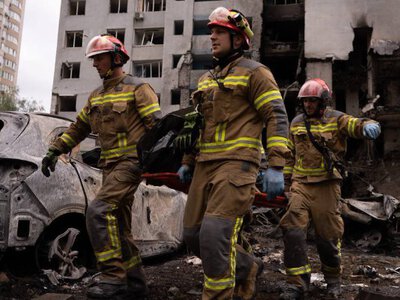 В Киеве прогремела серия мощных взрывов перед тем, как объявили тревогу