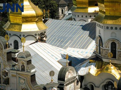 Успенському собору Лаври повернули світло після атаки 15 червня