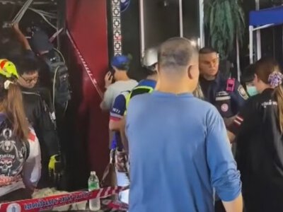 Жертвами пожара в одном из баров Бангкока стали десятки людей