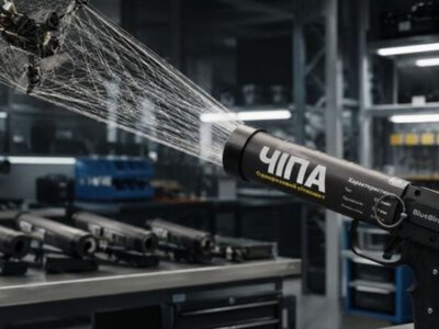  В Украине запустили серийное производство сеткометов «Чипа» для перехвата FPV-дронов 
