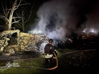 В Киеве после атаки РФ возникли пожары в двух районах: фото последствий 