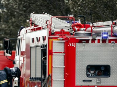  Кровля строящегося здания загорелась в Астане 