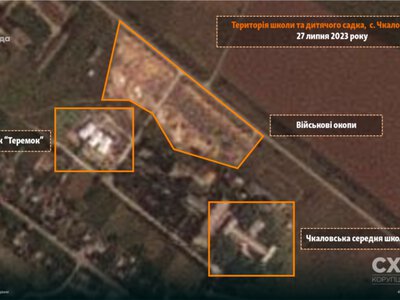 «Схемы» показали, как армия РФ обустроила оборонительные сооружения в Крыму вблизи детсада и школы