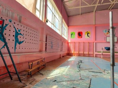  В Актюбинской области восстанавливают спорткомплекс после разрушительного урагана 