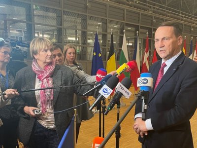Сикорский: Польша подозревает Россию в подготовке провокации с украинскими дронами