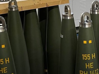 Украина впервые получила новейшие 155-мм снаряды, изготовленные на новом предприятии в Германии