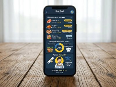 Бесплатный украинский бот ищет самые дешевые продукты в разных городах