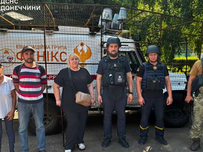 Эвакуационная группа «Феникс» за неделю вывезла из прифронтовых районов Донецкой области 16 человек