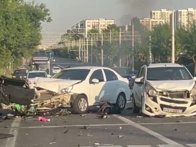  Инспектор ДПС погиб в жутком ДТП в Ташкенте 