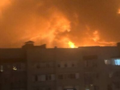 В Ставрополе после ночной атаки дронов вспыхнули пожары: горят три нефтебазы
