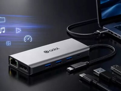 Asus Adol HC112: как уместить офис в кармане — док-станция весом в куриное яйцо с 11 портами