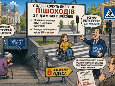 В Одессе хотят вывести пешеходов из подземных переходов: сколько это будет стоить