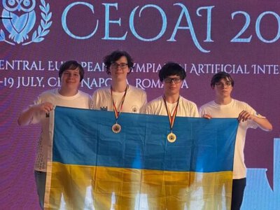 Украинский школьник стал абсолютным победителем Европейской олимпиады по искусственному интеллекту