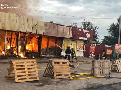 В Краматорске сгорел магазин: за минувшие сутки спасатели ликвидировали три пожара