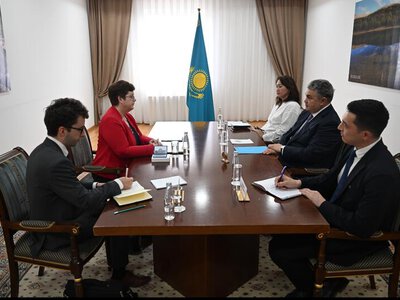 Министр иностранных дел Казахстана встретился с Послом Германии