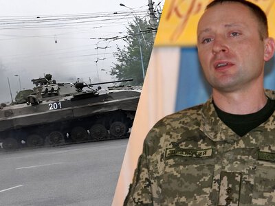 Именно Драпатый был командиром экипажа БМП-2, которая прорвалась в Мариуполь в 2014 году