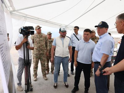 В Тургене началось восстановление аварийного моста