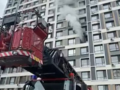  В Астане загорелась квартира в 18-этажном доме 