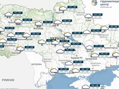 Прогноз погоды на 24 июля 2026 года в Украине: тепло возвращается, но с грозами