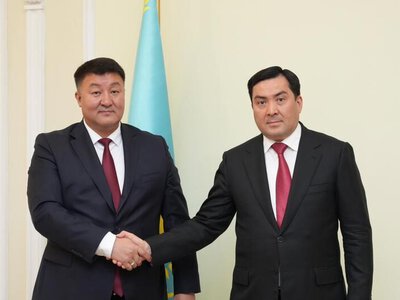 Развитие энергетического сотрудничества: Ерлан Аккенженов провел встречу с министром энергетики Кыргызстана