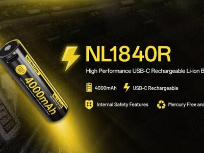 Nitecore NL1840R: как USB-C в батарейке решает проблему, которую никто не просил решать