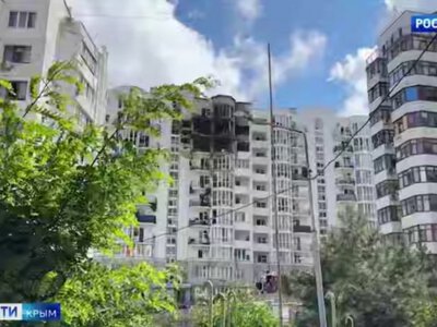 «Прилет» по многоэтажке в Ялте. Украинский дрон мог долететь до сотрудников ФСО России