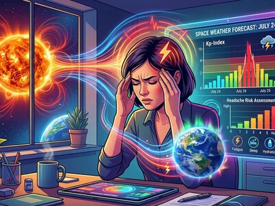 День начнется с головной боли? Прогноз космической погоды на 24 июля