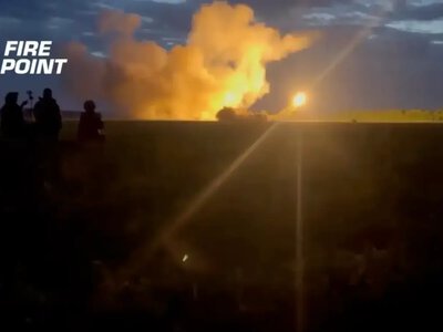В сети показали запуск ракеты Фламинго, которая разгромила военный завод в РФ