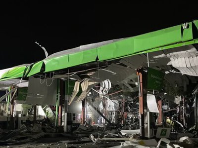 Войска рф ночью атаковали четыре АЗС и пожарную часть в Полтавской области