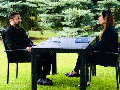Блогерка Лумер взяла інтерв’ю у Зеленського в Києві