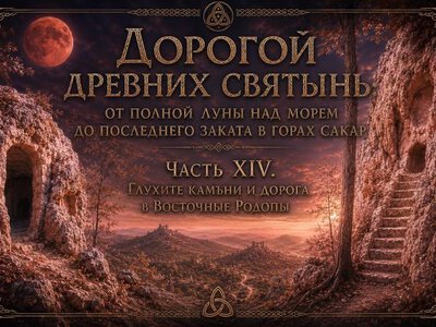 Дорогой древних святынь: от полной Луны над морем до последнего заката в горах Сакар. Часть XIV. Глухите камни и дорога в Восточные Родопы (+Видео)