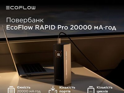 EcoFlow RAPID Pro – повербанк для планшетов