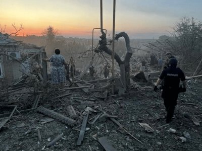 В Запорожье из-за удара РФ разрушен дом, есть погибший и пострадавшие