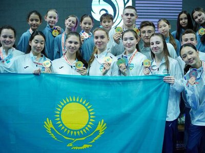35 медалей завоевали карагандинские спортсмены на чемпионате Азии по артистическому плаванию