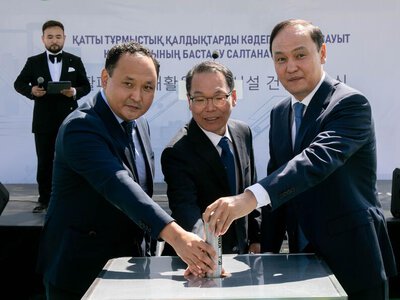 Жамбыл облысында қатты тұрмыстық қалдықтарды қайта өңдейтін зауыттың құрылысы басталды