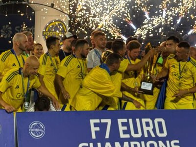 Сборная Украины выиграла Евро-2026 по футболу 7х7: в финале она обыграла Италию