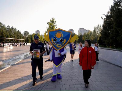 Очередной рейд по поддержанию порядка и чистоты провели в Центральном парке столицы
