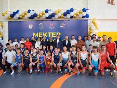 ОРТА МЕКТЕПТЕ ЖАҢА КҮРЕС ЗАЛЫ АШЫЛДЫ