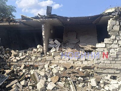 Появились первые фото разрушений в результате атаки на Николаев
