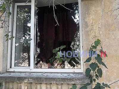 В Николаеве «шахед» упал возле детской площадки