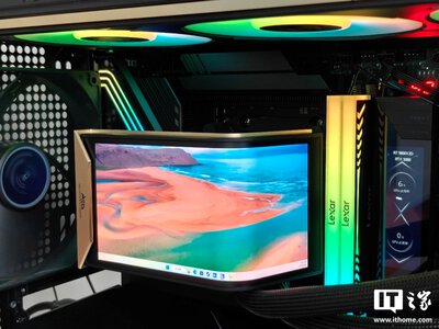 MSI выпустила жидкостный кулер с изогнутым OLED-экраном