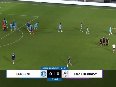 ЛНЗ вылетел из Лиги конференций, уступив Генту в серии пенальти