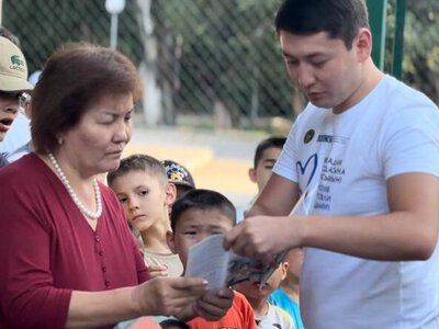 Полицейские провели профилактическую встречу в детском лагере в области Жетысу