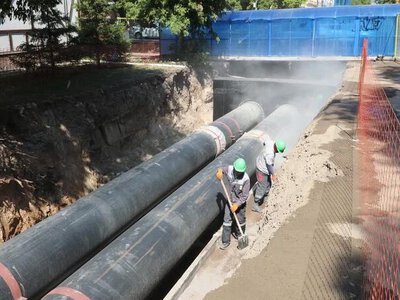 В центре Караганды в этом году завершат обновление тепломагистрали