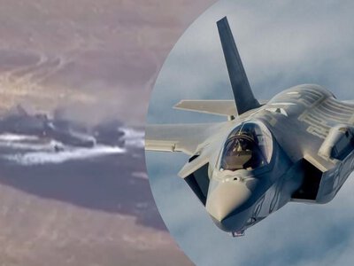 Истребитель-невидимка F-35B взорвался при падении в США